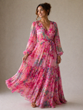 Alice  | Wrap Dress with Floral Print