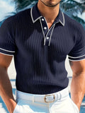 Ian | Colour Blocked Polo Shirt