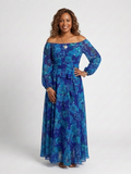 Chloe  | Off Shoulder Floral Maxi Dress