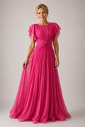 Georgia  | Pleated Evening Dress