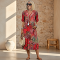 VERONICA | VIBRANT MIDI DRESS